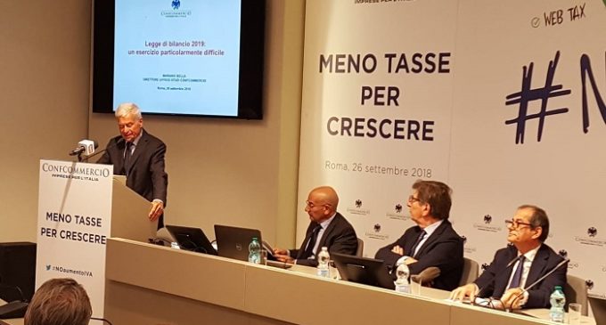 Sangalli: parola d’ordine equilibrio, ma sull’Iva non si tratta